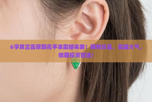 6字真言翡翠飘花手串
