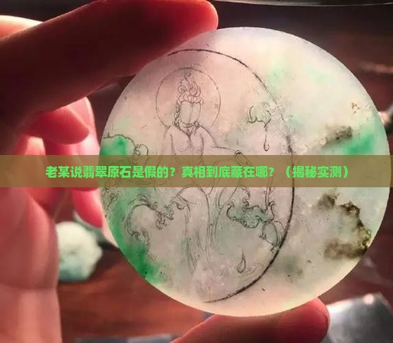 老某说翡翠原石是假的