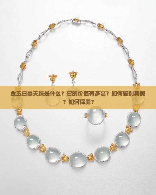 金玉白豪天珠