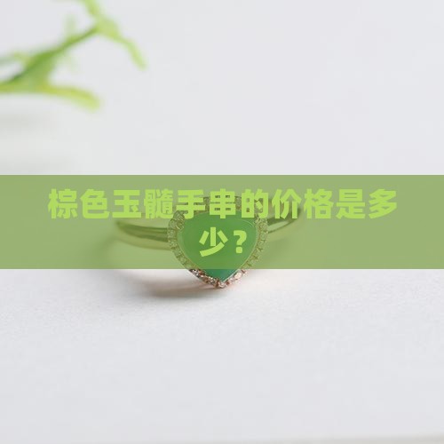 佩带有棕色玉髓珠的手串