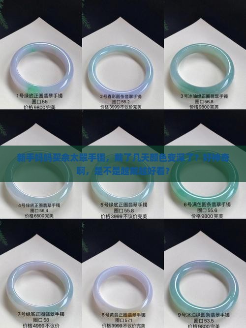 佘太翠手镯养几天颜色越来越深