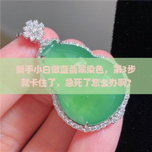 蓝翡翠染色