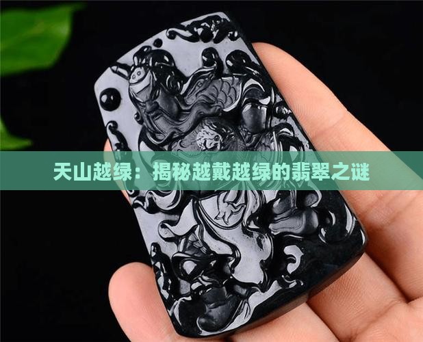 天山翠怎么越来越绿