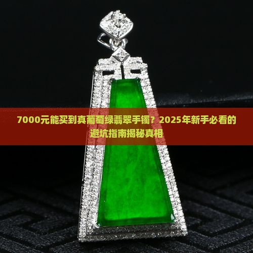 7000元葡萄绿翡翠手镯