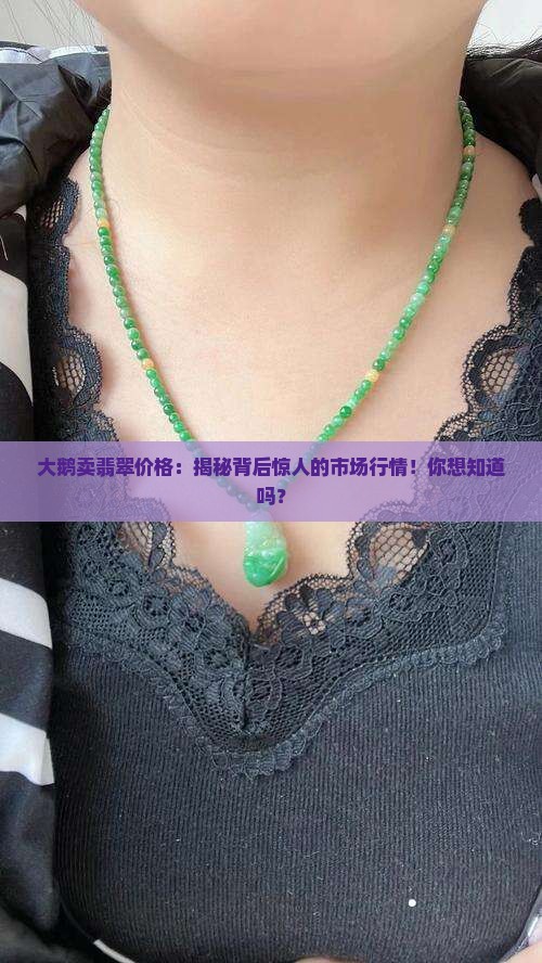大鹅卖翡翠价格
