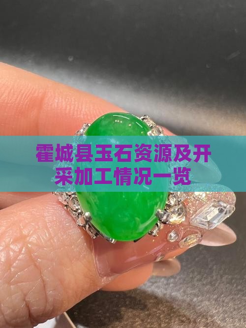 霍城县玉石资源及开采加工情况一览