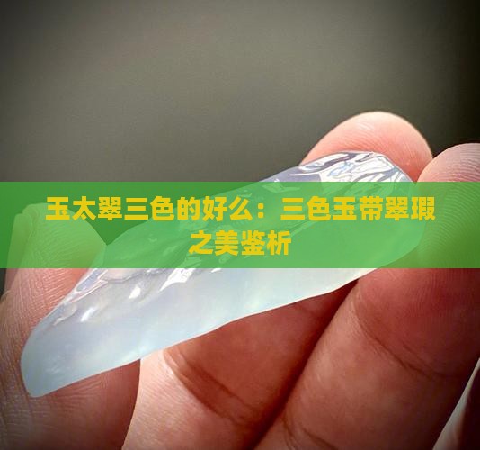 玉太翠三色的好么：三色玉带翠瑕之美鉴析