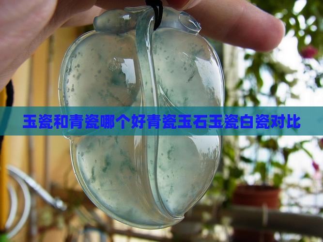 玉瓷和青瓷哪个好青瓷玉石玉瓷白瓷对比
