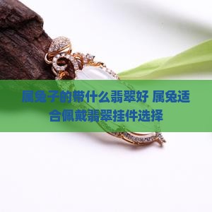 属兔子的带什么翡翠