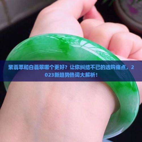 紫翡萃和白翡翠哪个好
