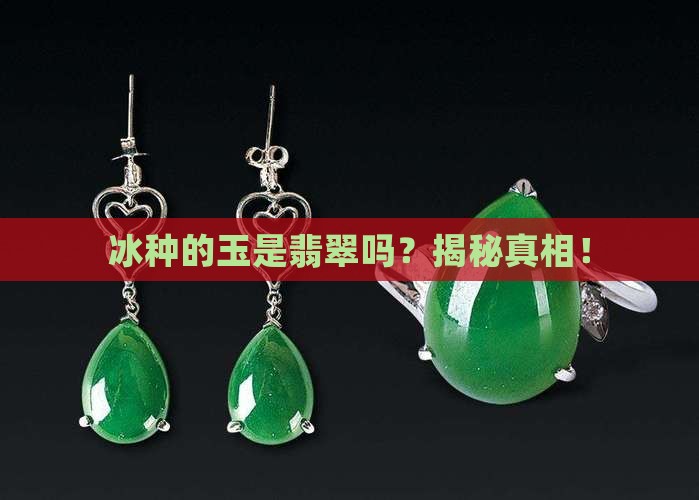 冰种的玉是翡翠吗