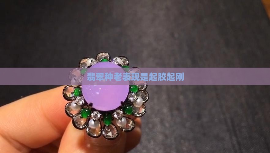 翡翠种老表现是起钢