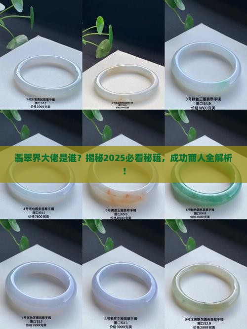 翡翠成功商人是谁