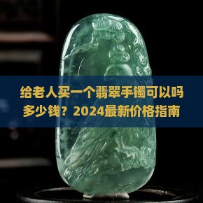 给老人买一个翡翠手镯可以吗多少钱