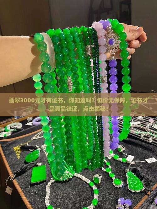 翡翠3000元才有证书