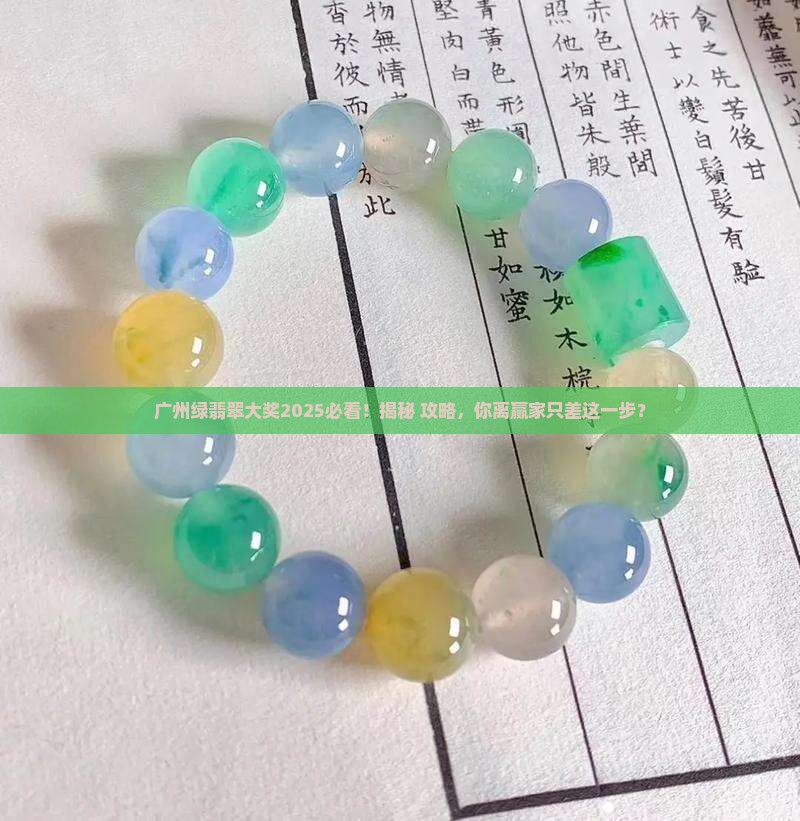 广州绿翡翠大奖