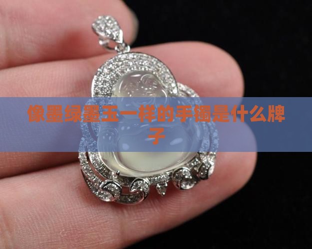 像绿色墨玉一样的手镯是什么牌子