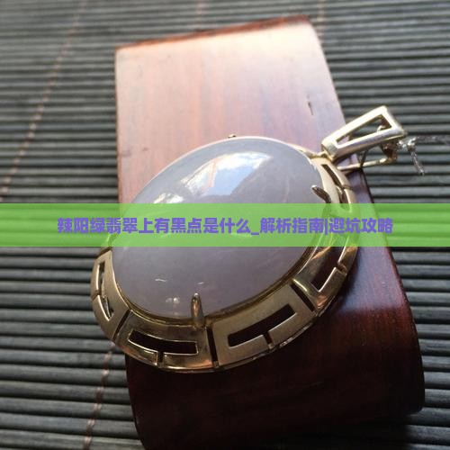 辣阳绿翡翠上有黑点是什么