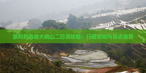垦利到香港大屿山二日游攻略：行程安排与景点推荐