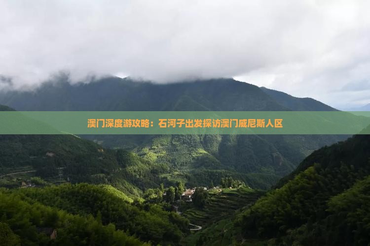 澳门深度游攻略：石河子出发探访澳门威尼斯人区