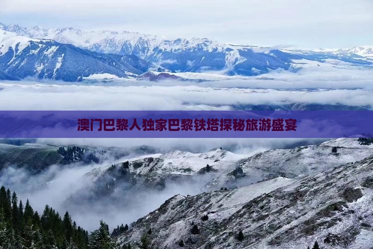 澳门巴黎人独家巴黎铁塔探秘旅游盛宴