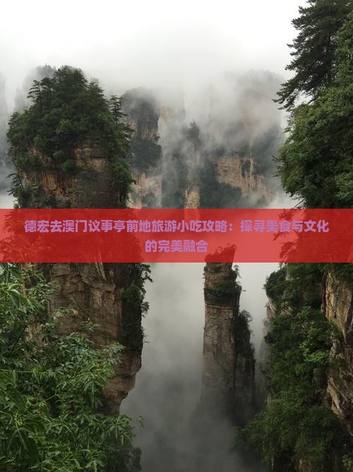 德宏去澳门议事亭前地旅游小吃攻略：探寻美食与文化的完美融合