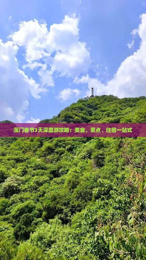 澳门春节3天深度游攻略：美食、景点、住宿一站式