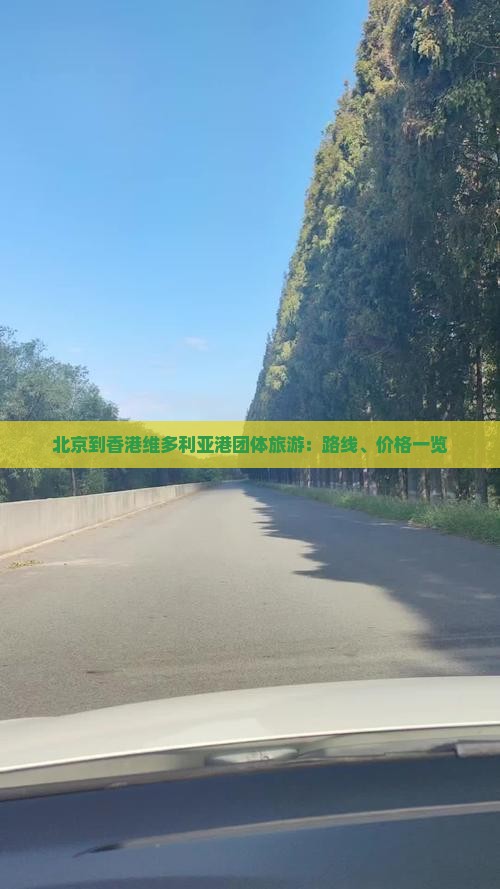 北京到香港维多利亚港团体旅游：路线、价格一览