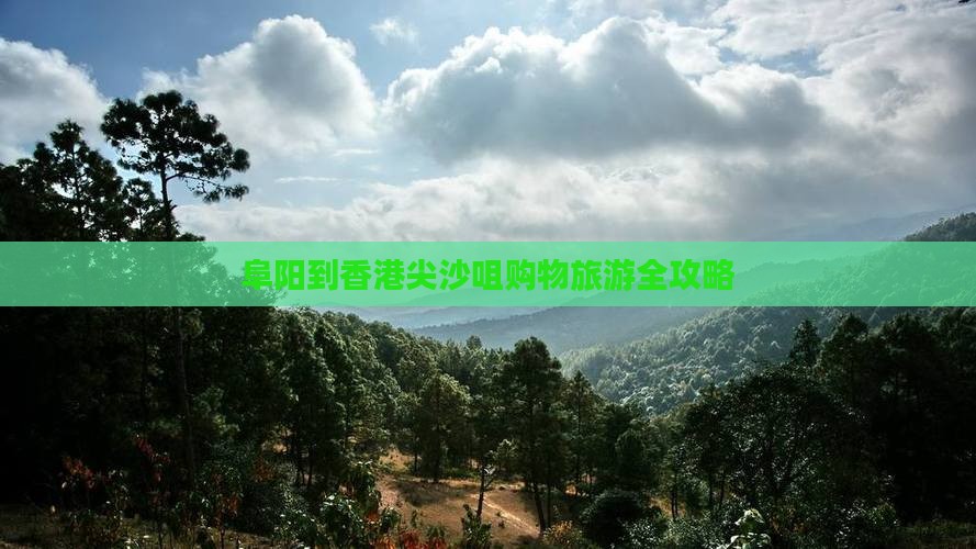 阜阳到香港尖沙咀购物旅游全攻略