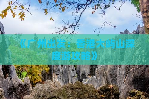 《广州出发：香港大屿山深度游攻略》