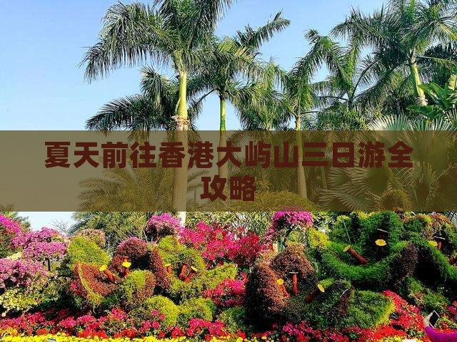 夏天前往香港大屿山三日游全攻略