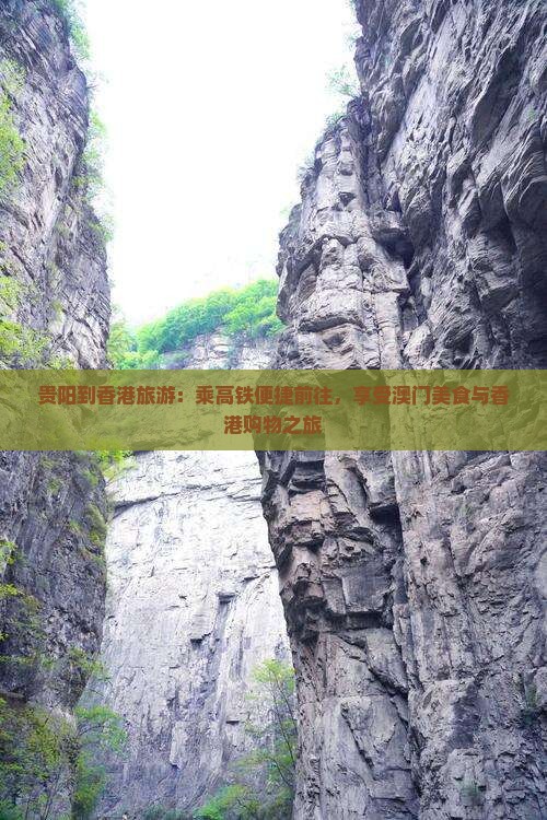 贵阳到香港旅游：乘高铁便捷前往，享受澳门美食与香港购物之旅