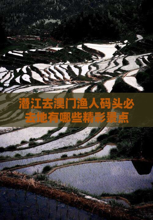 潜江去澳门渔人码头必去地有哪些精彩景点