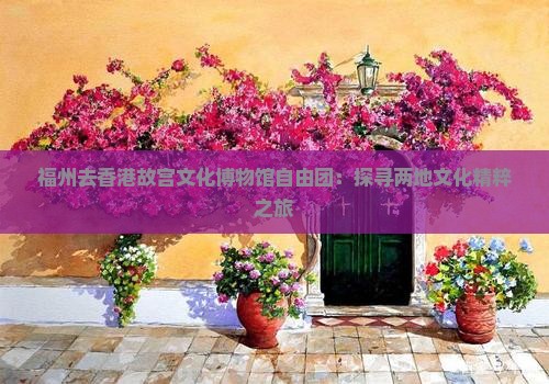福州去香港故宫文化博物馆自由团：探寻两地文化精粹之旅