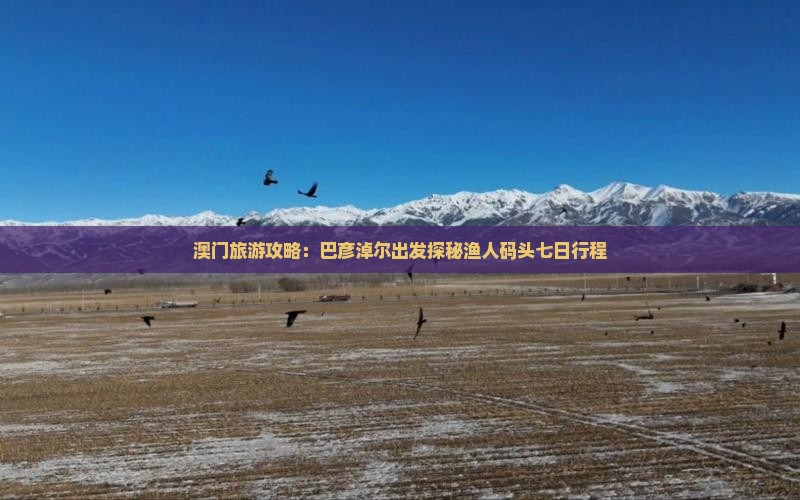 澳门旅游攻略：巴彦淖尔出发探秘渔人码头七日行程