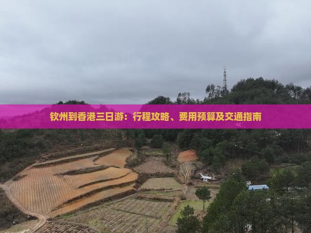 钦州到香港三日游：行程攻略、费用预算及交通指南