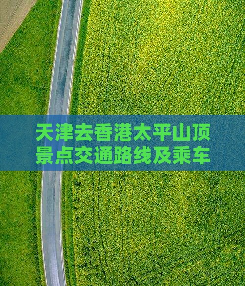 天津去香港太平山顶景点交通路线及乘车方式