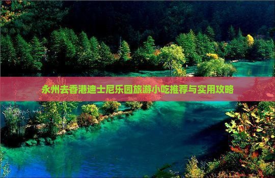 永州去香港迪士尼乐园旅游小吃推荐与实用攻略