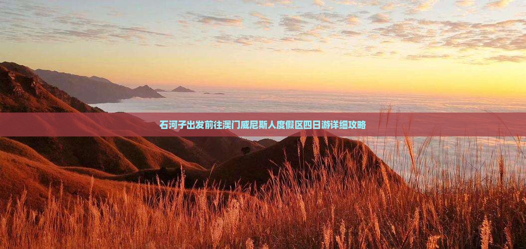 石河子出发前往澳门威尼斯人度假区四日游详细攻略