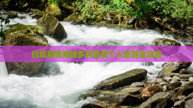 白城到香港维多利亚港个人旅游全攻略