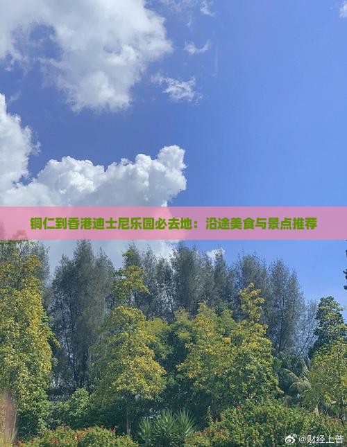 铜仁到香港迪士尼乐园必去地：沿途美食与景点推荐