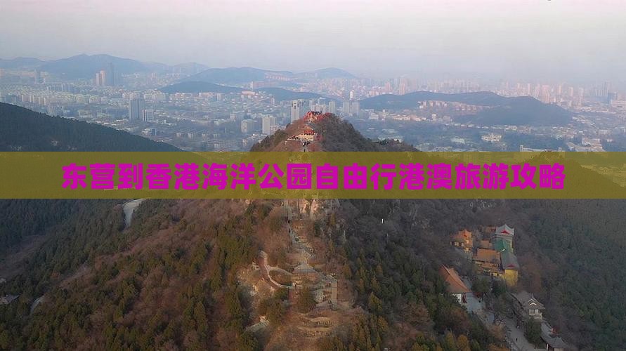 东营到香港海洋公园自由行港澳旅游攻略