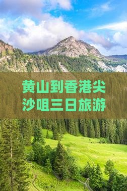 黄山到香港尖沙咀三日旅游攻略