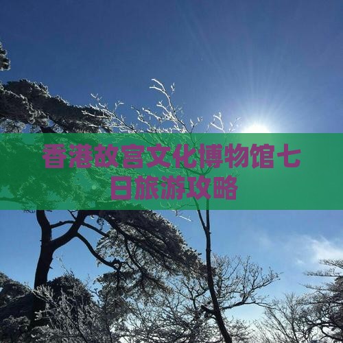 香港故宫文化博物馆七日旅游攻略