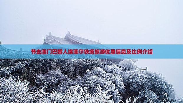 节去澳门巴黎人埃菲尔铁塔旅游优惠信息及比例介绍