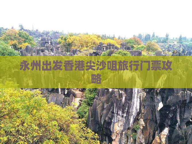 永州出发香港尖沙咀旅行门票攻略