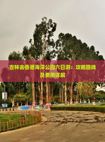 吉林去香港海洋公园六日游：攻略路线及费用详解