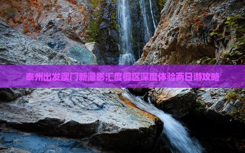 泰州出发澳门新濠影汇度假区深度体验两日游攻略