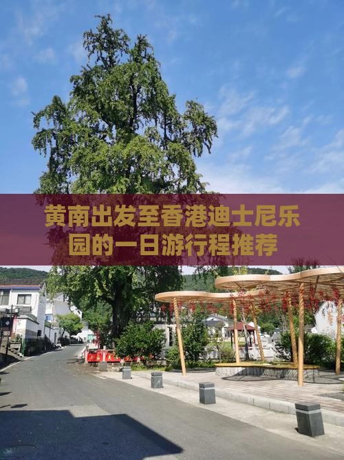 黄南出发至香港迪士尼乐园的一日游行程推荐