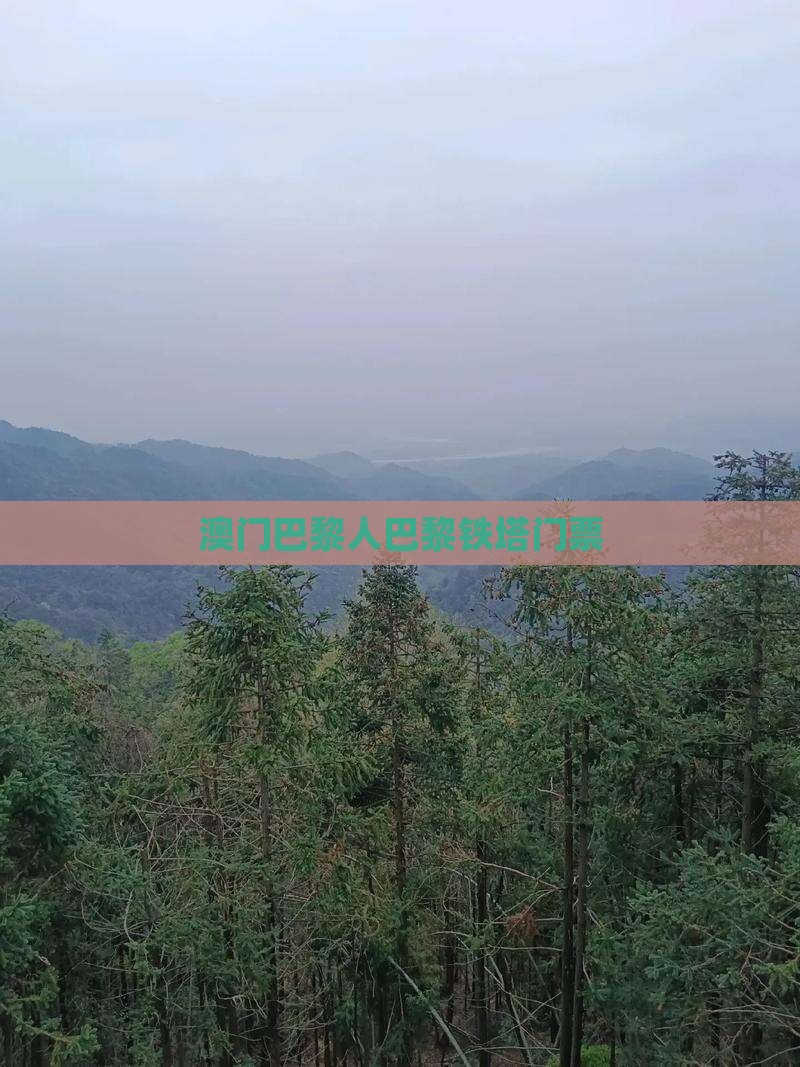 澳门巴黎人巴黎铁塔门票